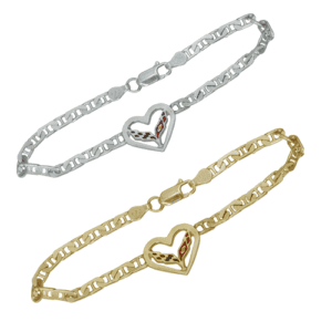 C7 Corvette Heart Bracelet